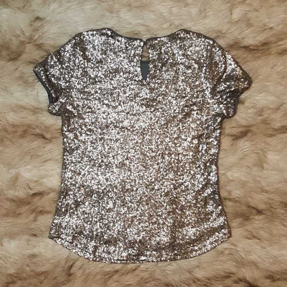 Silver Sequin Top - Picture 3 of 4